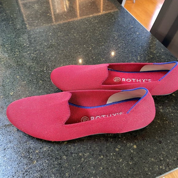 Rothy's The Loafer Size 10 Dark Red - Picture 3 of 6